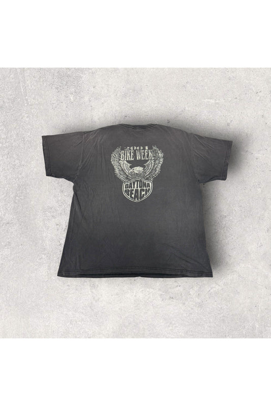 Vintage Tultex Bike Week 2001 Daytona Beach Tee- L