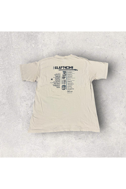 Vintage TULTEX 1998 Eric Clapton Live In Concert World Tour Tee- L