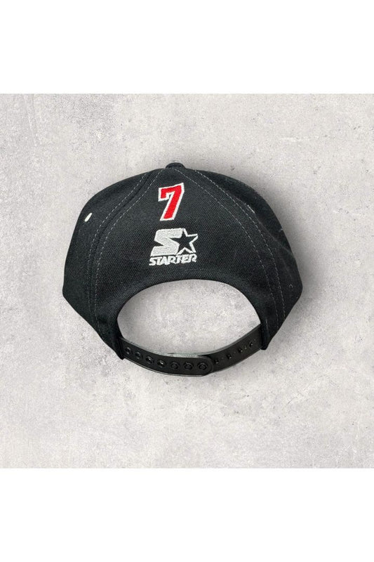 Vintage Starter Chicago Black Hawks Chris Chelios 100% Wool Snapback