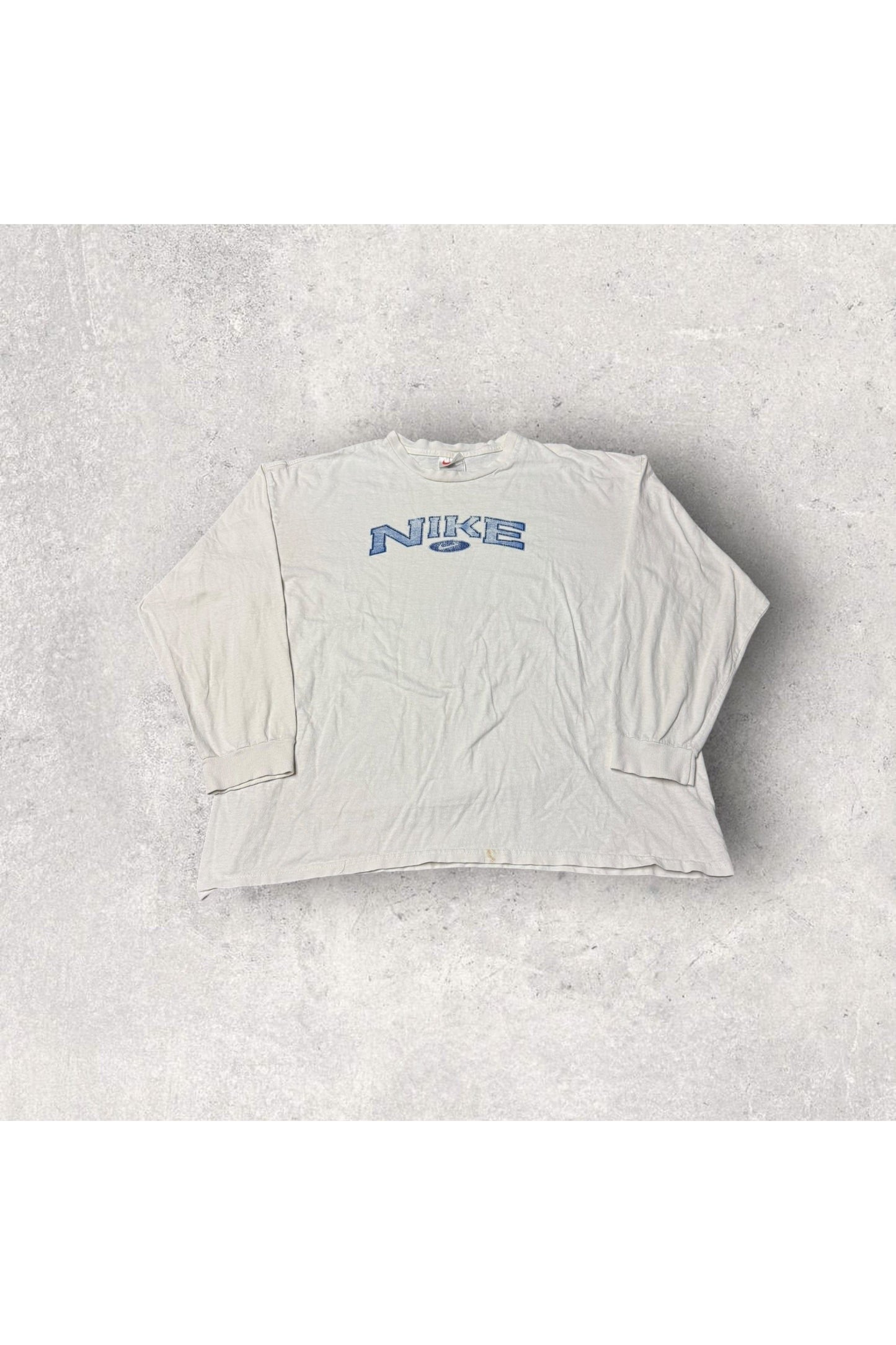 Vintage 90s Nike Made In USA Nike Spell Out Long Sleeve- XL