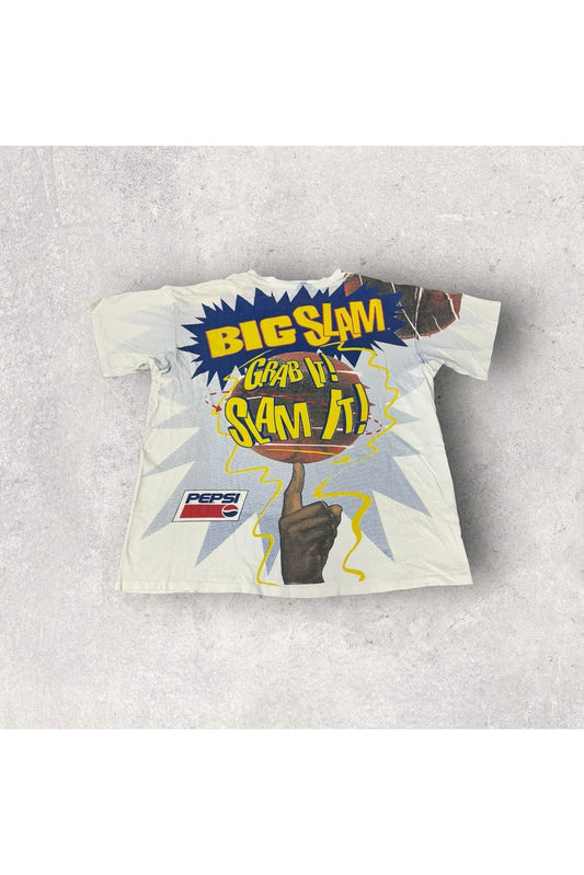 Vintage Single Stitch SHAQ Big Slam Pepsi Promo Tee- XL