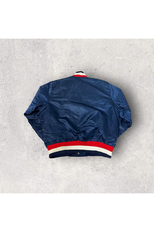 Vintage Blank Satin Bomber Jacket- XXL