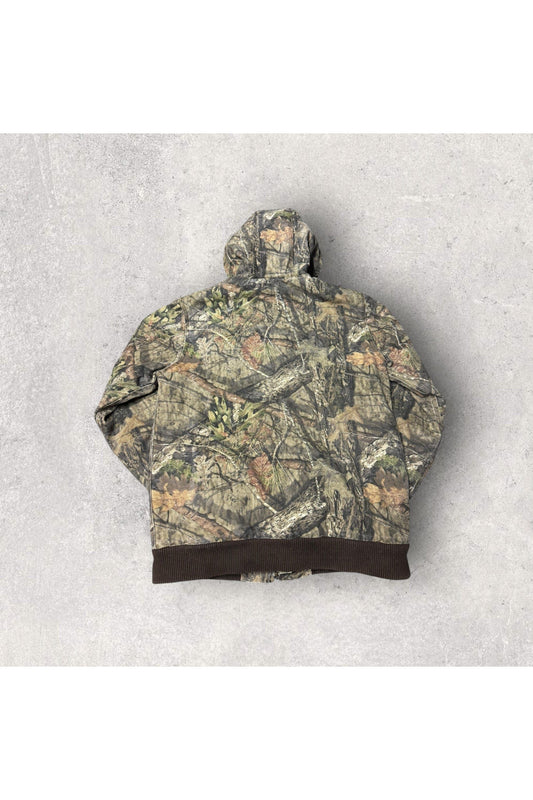 Vintage Carhartt Real Tree Camo Hooded Workwear Jacket- YTH XL (18-20)