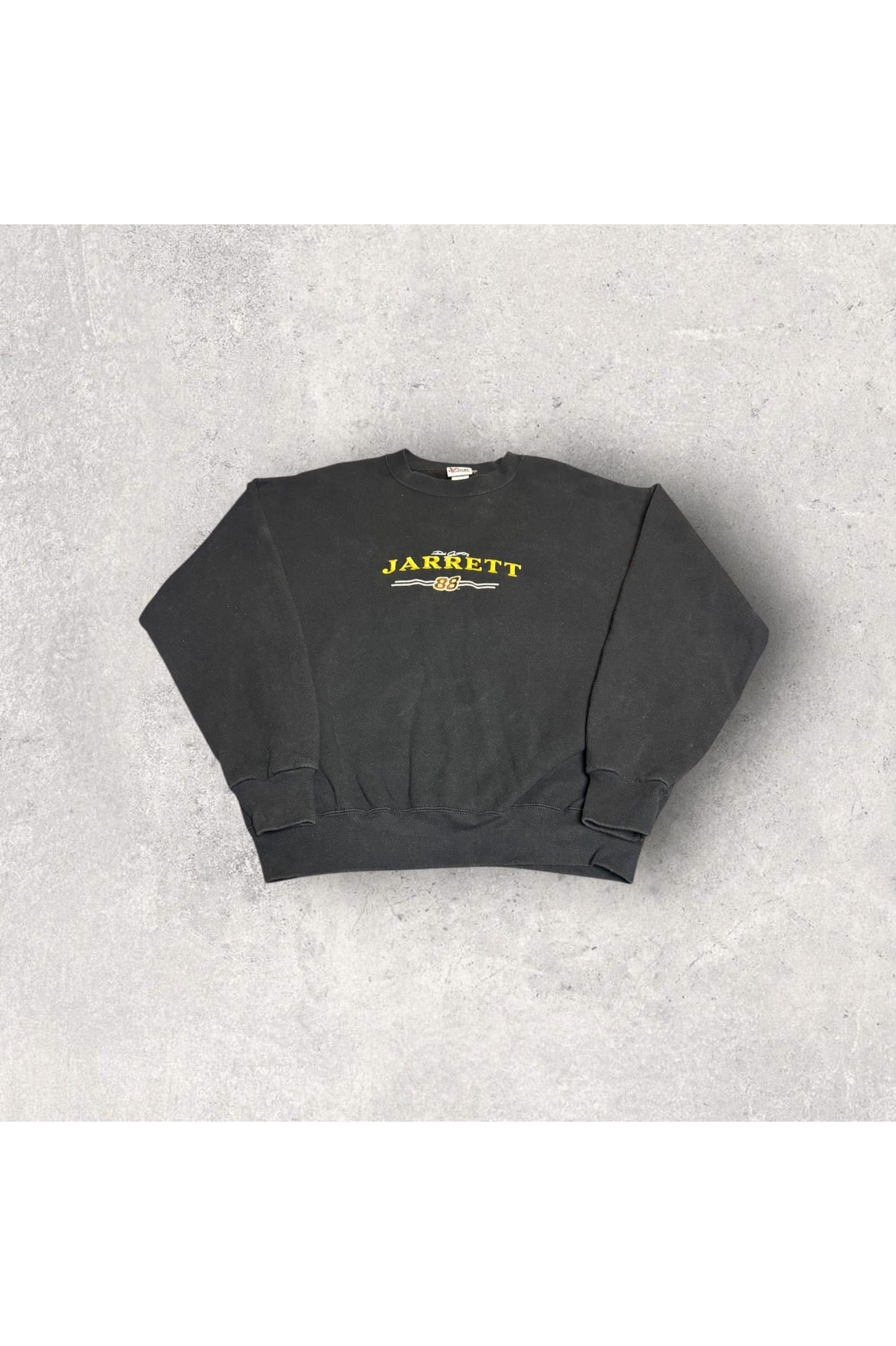 Vintage Chase Authentics Dale Jarrett Embroidered Racing Crewneck- L