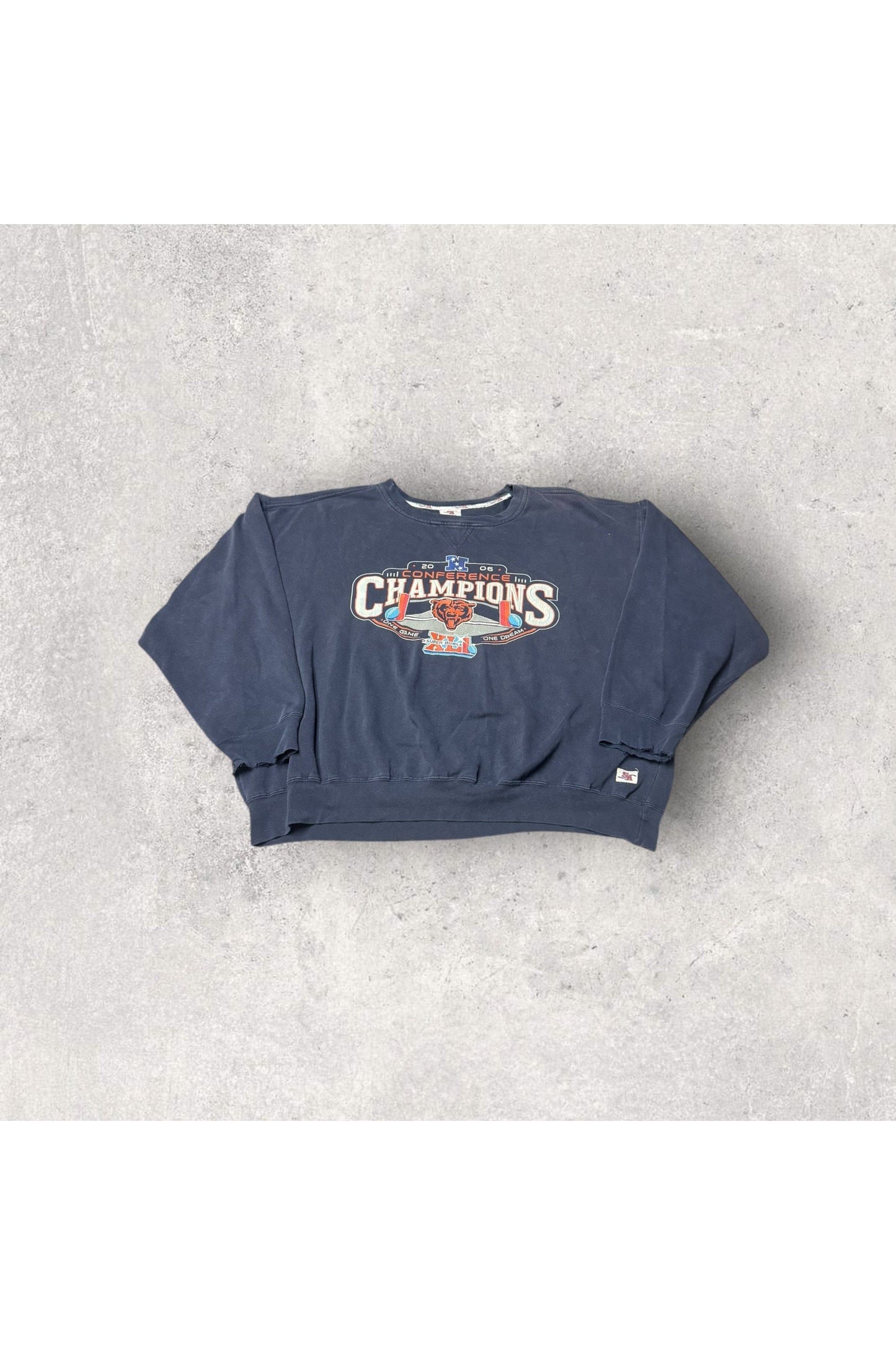 Sportco Authentic Chicago Bears 2006 NFC Conference Champions Crewneck- XXL