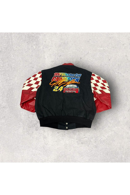 Vintage Jeff Hamilton 1997 Jeff Gordon Winston Cup Championship Racing Jacket- XL
