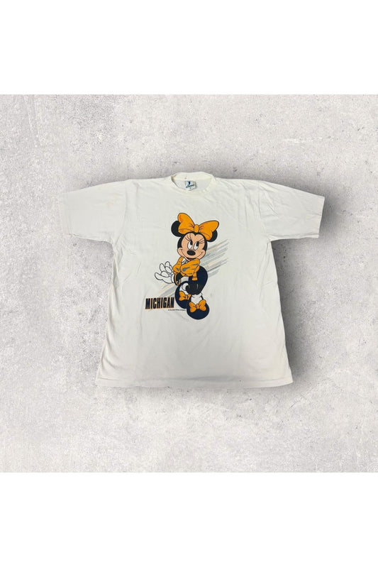 Vintage Jostens Sportswear Michigan University Minnie Mouse Tee- L