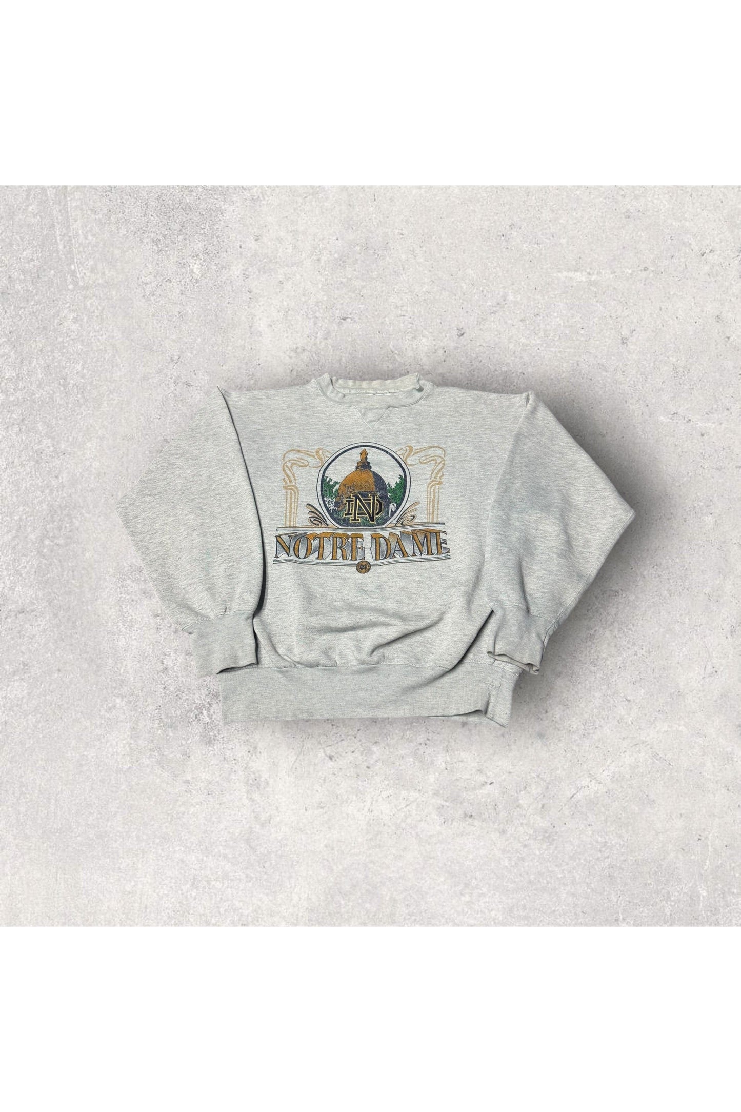 Vintage Midwest Embroidery Notre Dame Crewneck- XL