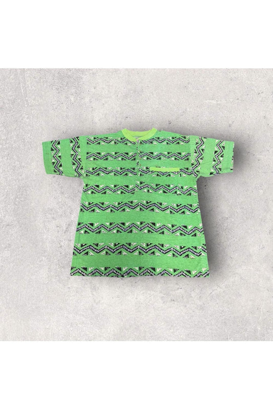 Vintage Hysteria 90s All Over Print Button Up Tee- XL