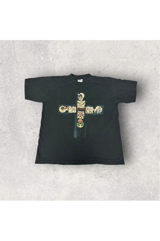 Vintage 1994 Allsport Single Stitch KISS Not Dead Yet Tee- L