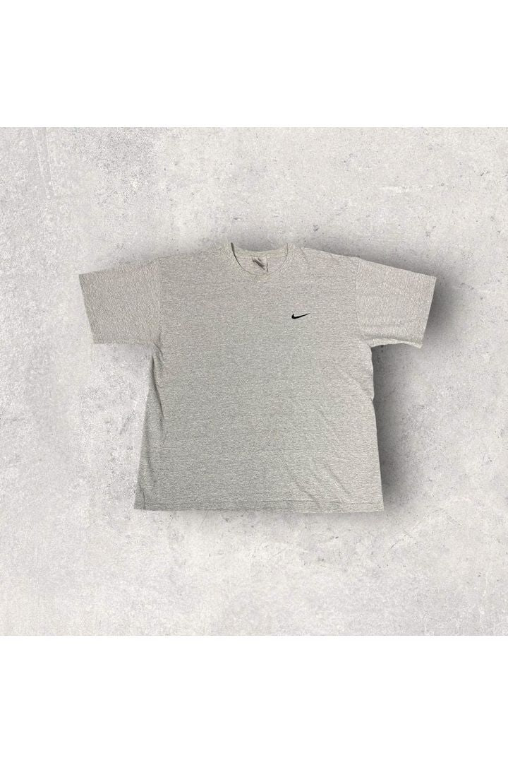 Vintage Nike Silver Tag Embroidered Swoosh Tee- XL