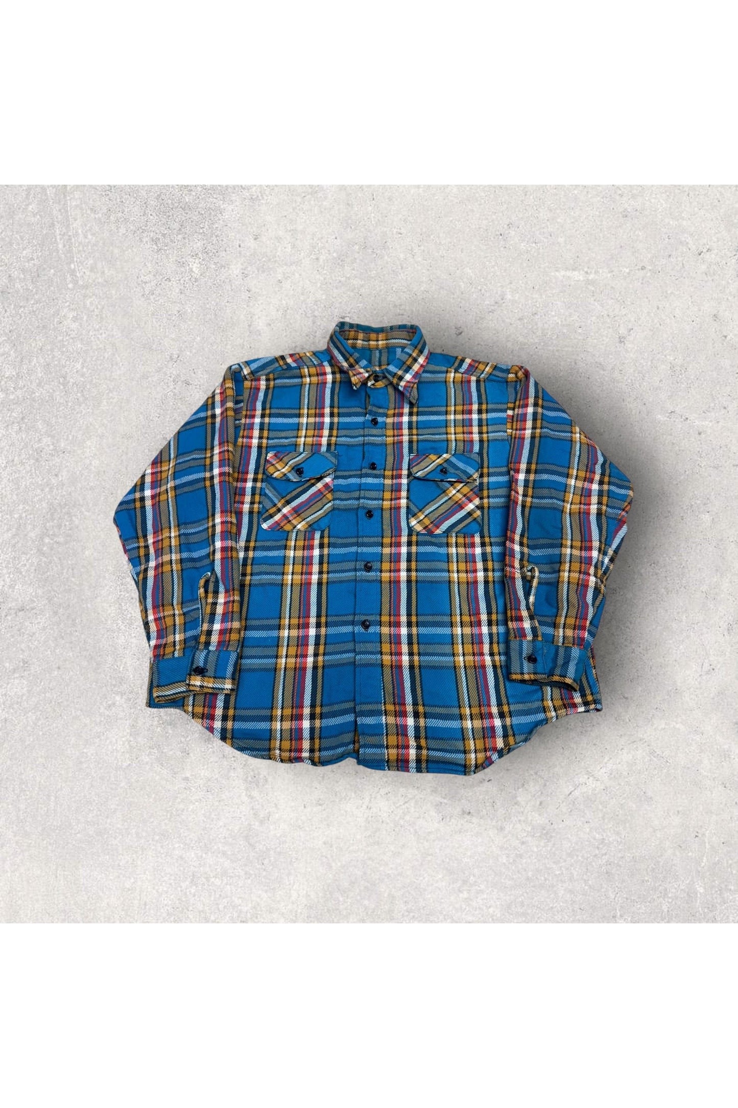Vintage Long Sleeve Flannel Button Up- XL