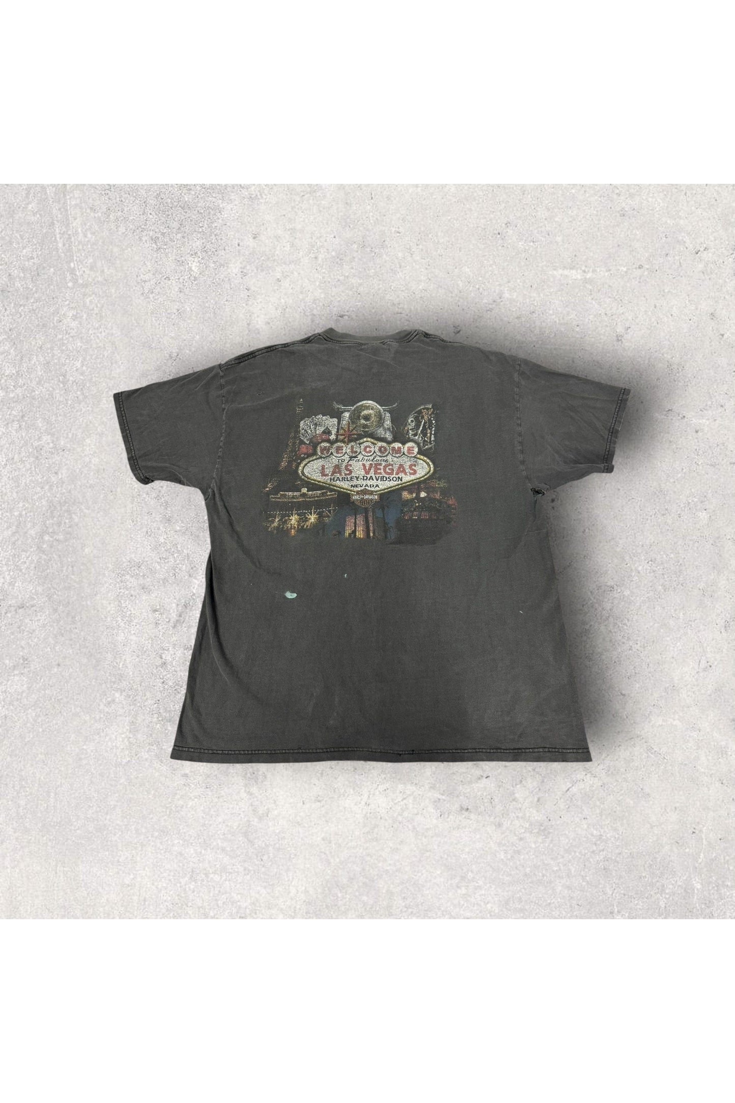 Vintage Las Vegas Harley-Davidson Distressed Tee- XL