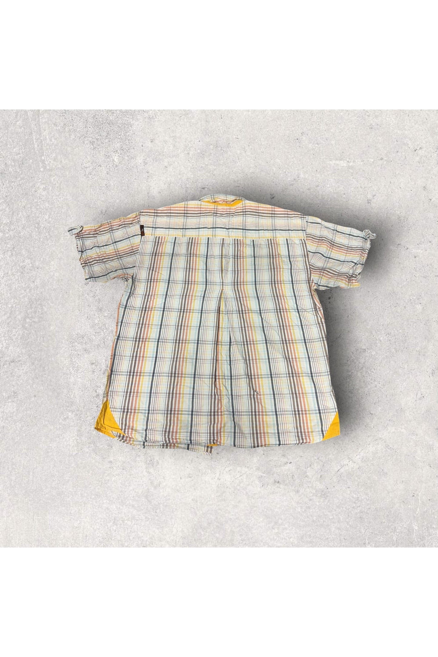 Vintage 2000s Y2K Akademiks Embroidered Short Sleeve Button Up- XXL