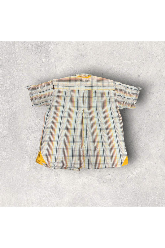 Vintage 2000s Y2K Akademiks Embroidered Short Sleeve Button Up- XXL