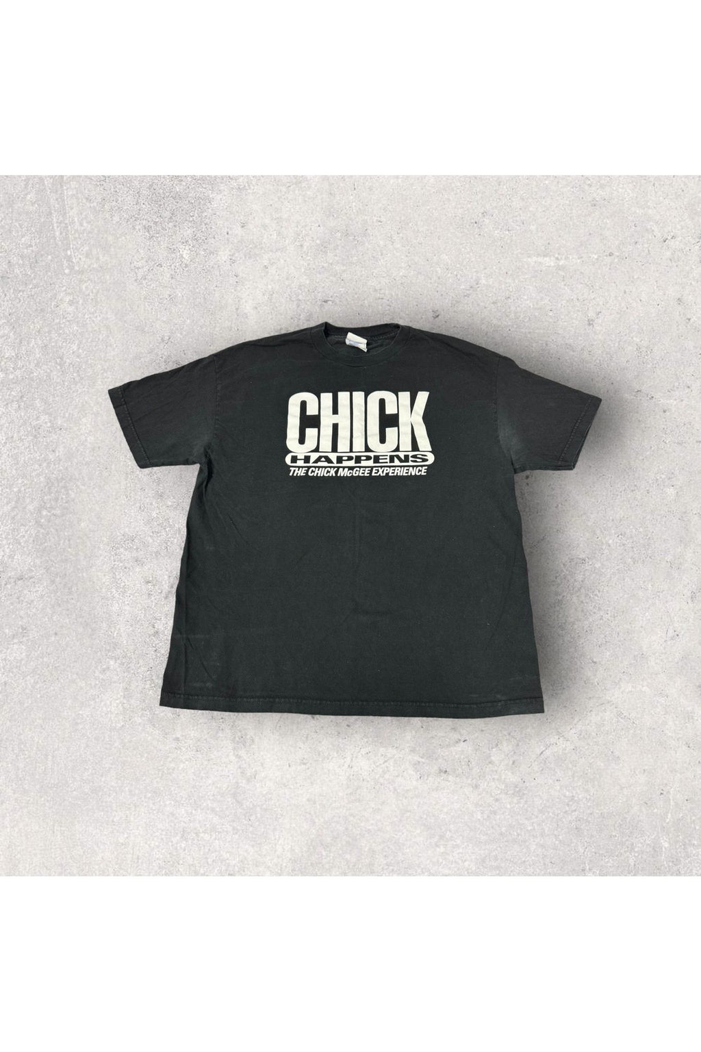 Vintage Murina Chick Happens The Chuck McGee Experience Tee- XL