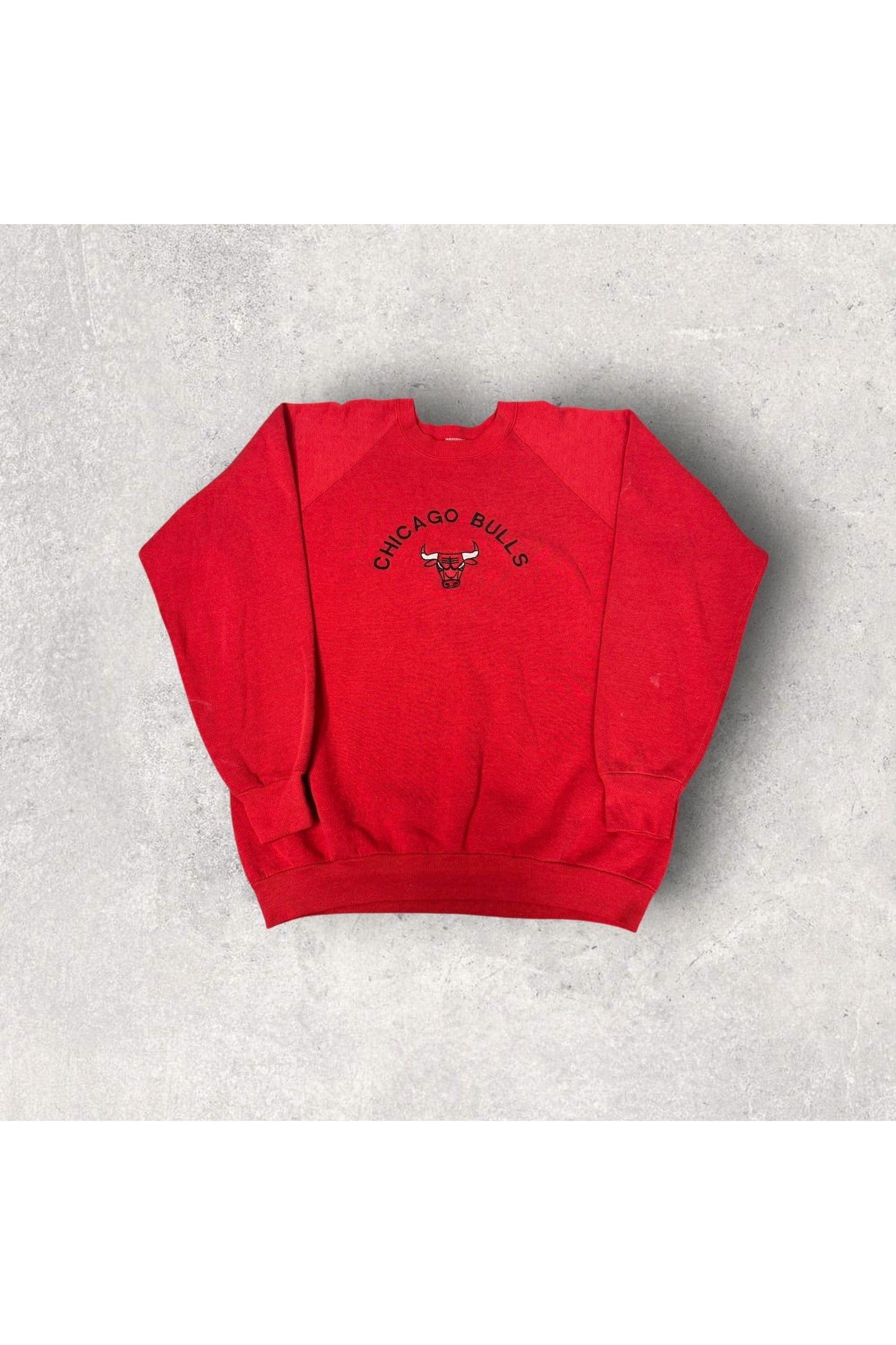 Vintage 90s Fruit of the Loom Embroidered Chicago Bulls Crewneck- XL