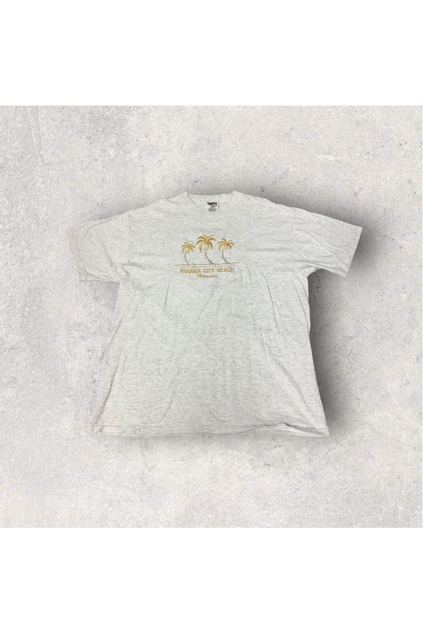 Vintage Powerpro Oneita Panama City Beach Floirda Embroidered Tee- XL