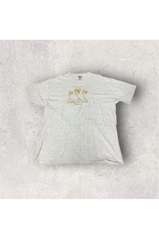 Vintage Powerpro Oneita Panama City Beach Floirda Embroidered Tee- XL