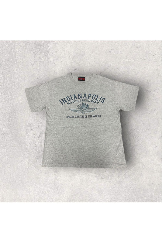 Vintage Brickyard 400 Indianapolis Motor Speedway Racing Capital Of The World Tee- L