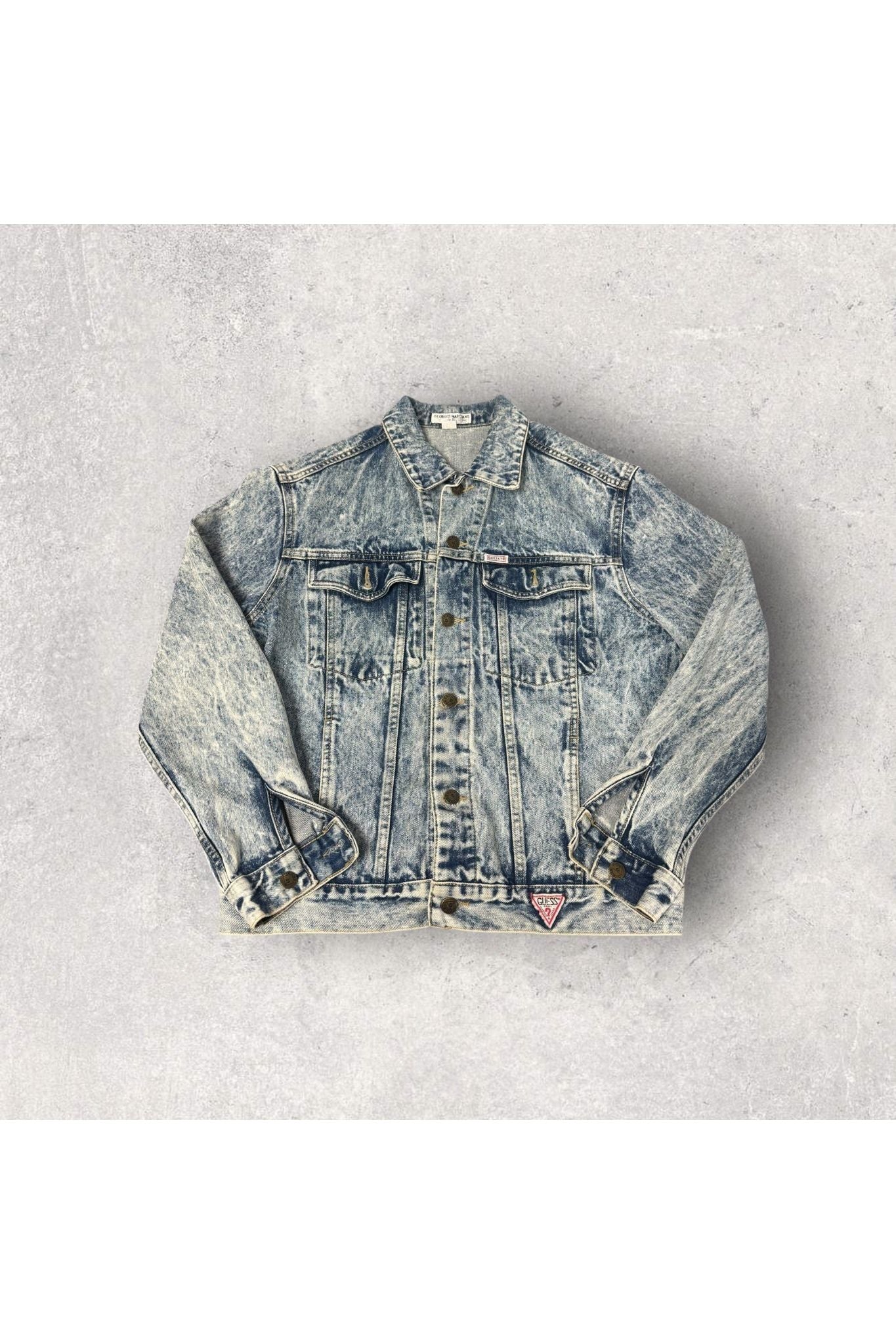 Vintage Made In USA GUESS By Georges Marciano Jean Jacket- M