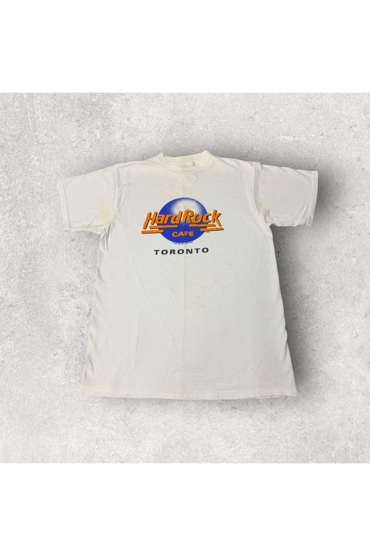 Vintage 1989 Hard Rock Cafe Toronto Puff Print Tee- M