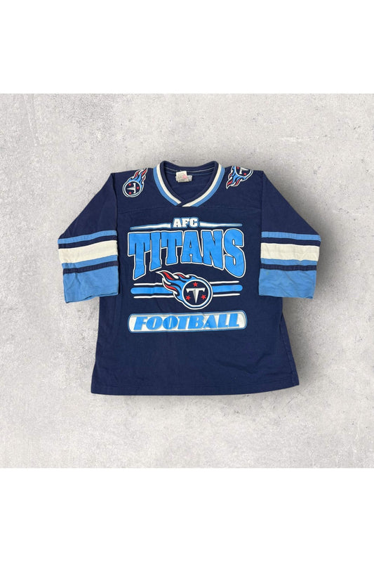 Vintage Team Rated Tennessee Titans Football 3/4 Sleeve Tee- YTH M (10-12)