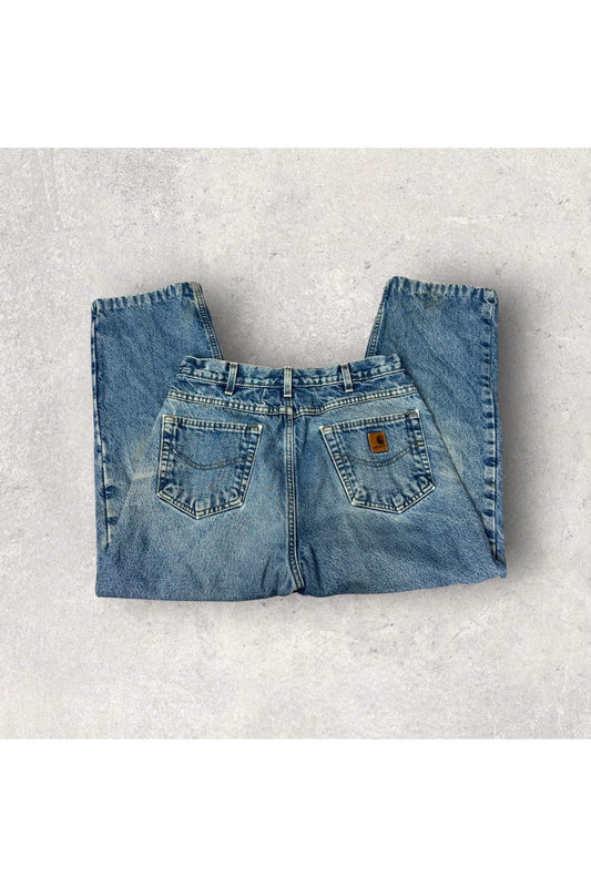 Carhartt B172 DST Relaxed Fit Blanket Lined Work Jeans- SZ 34 x 26