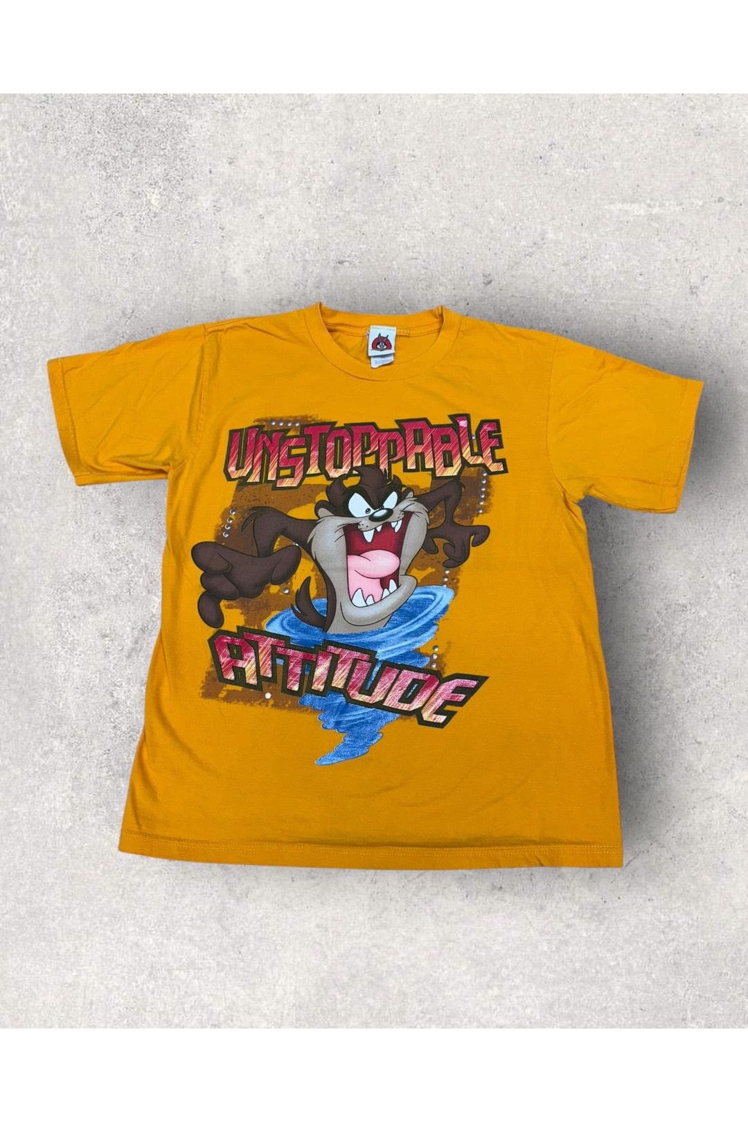 Vintage 2003 Looney Tunes TAZ Unstoppable Attitude Tee- M
