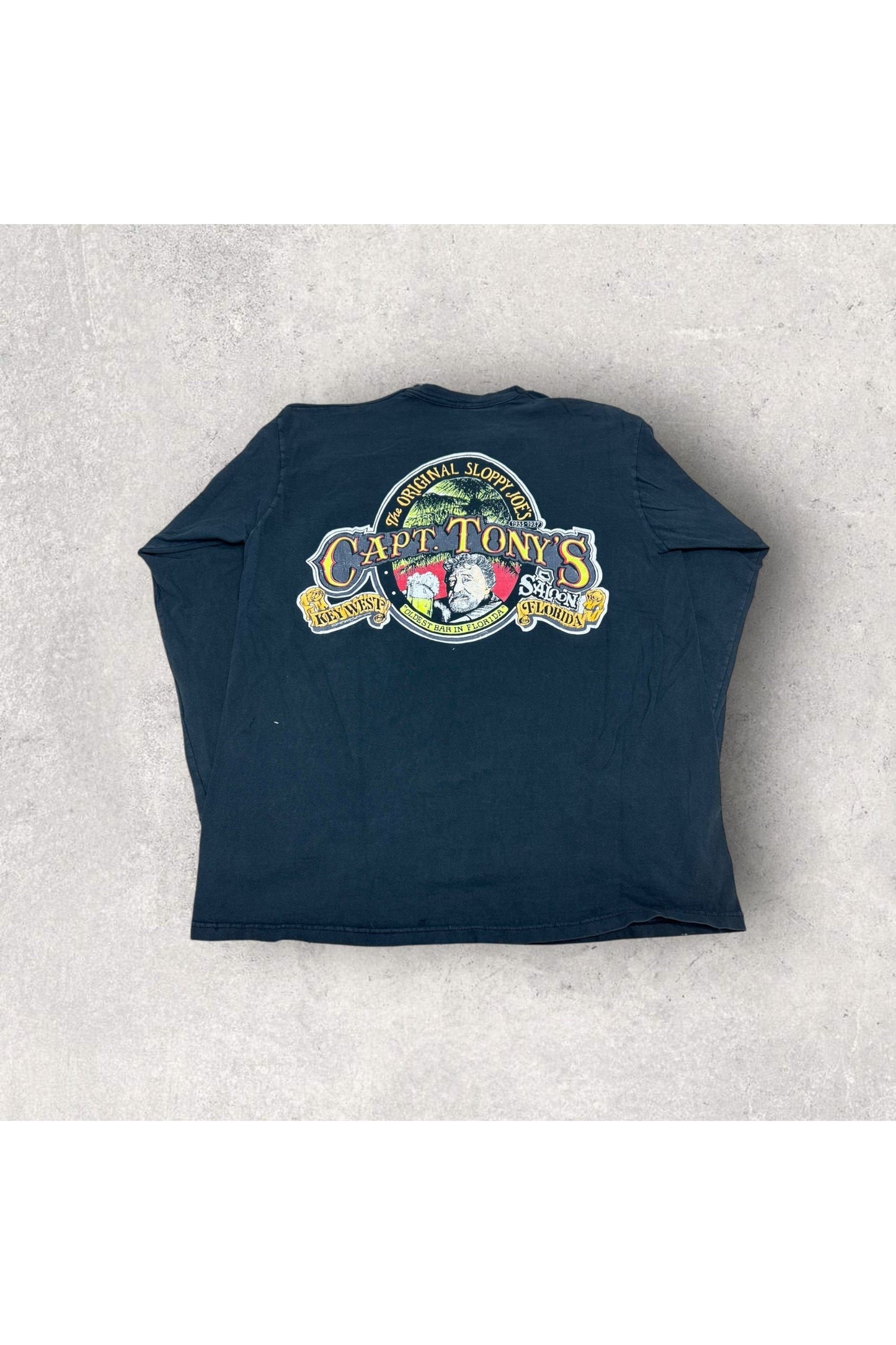 Vintage Capt. Tony's Saloon Key West Long Sleeve- XL