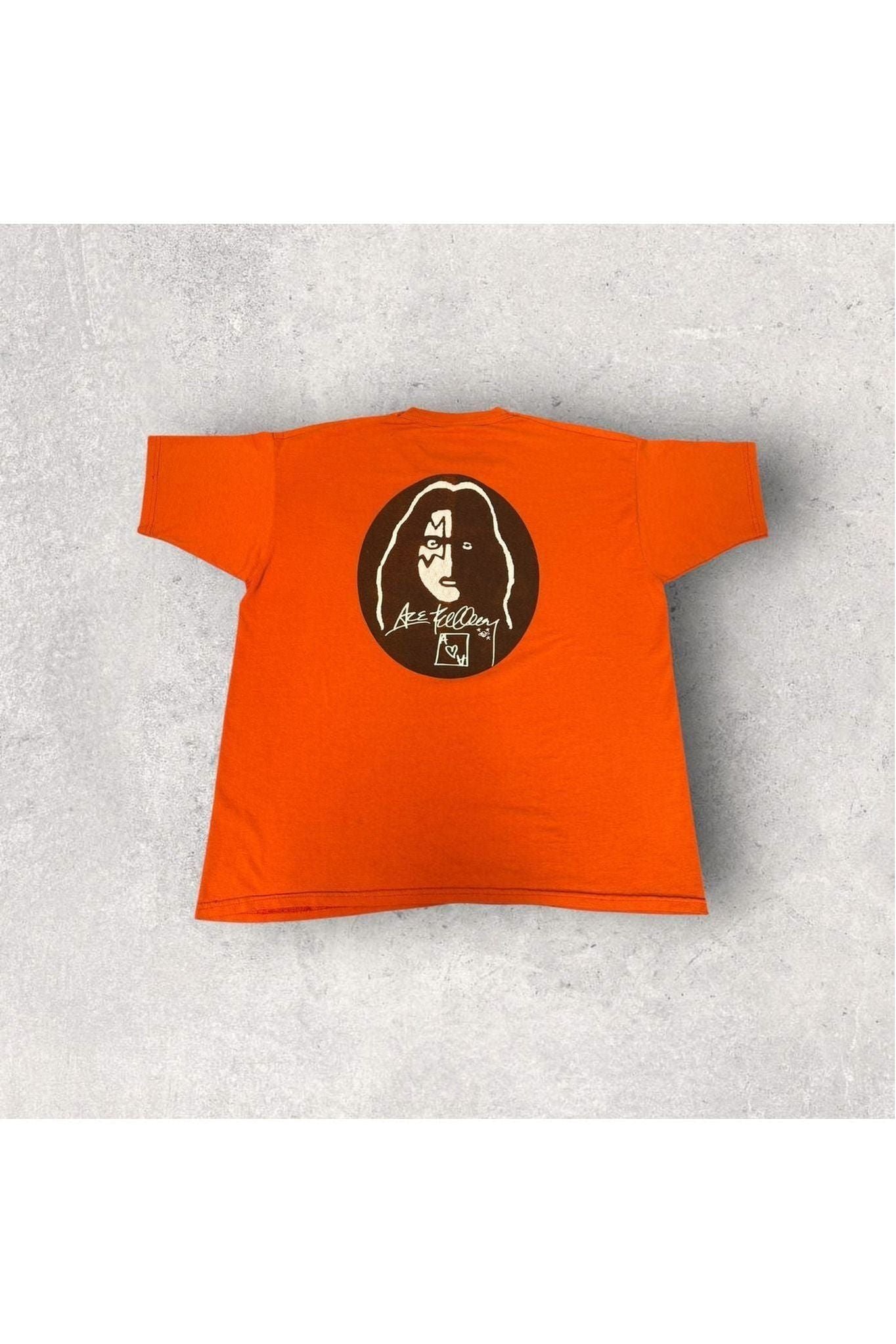 Vintage Ace Frehley KISS Comet Gibson Strings & Accessories Tee- XL