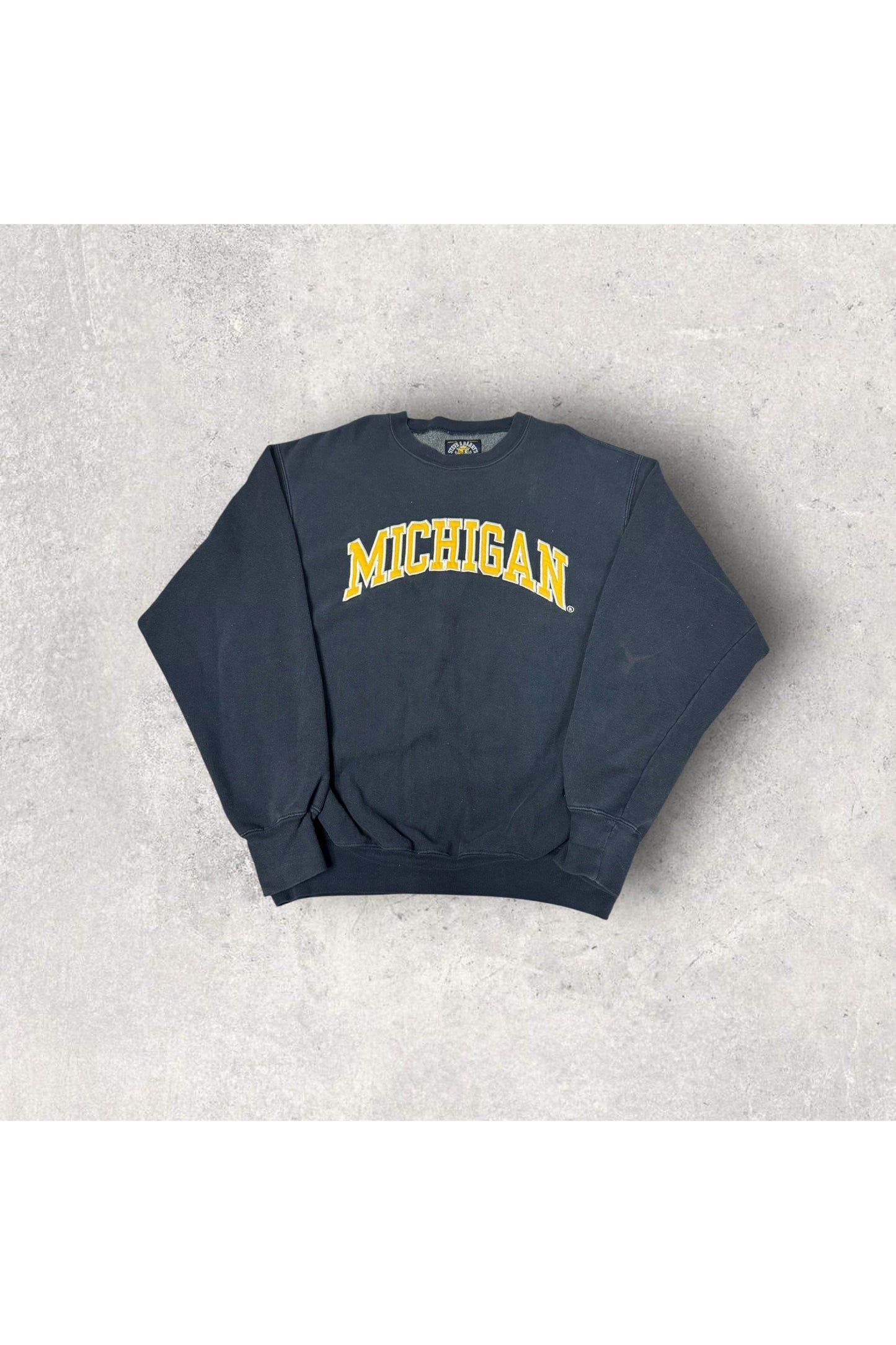 Vintage Steve & Barry's Michigan Embroidered Crewneck- XXL