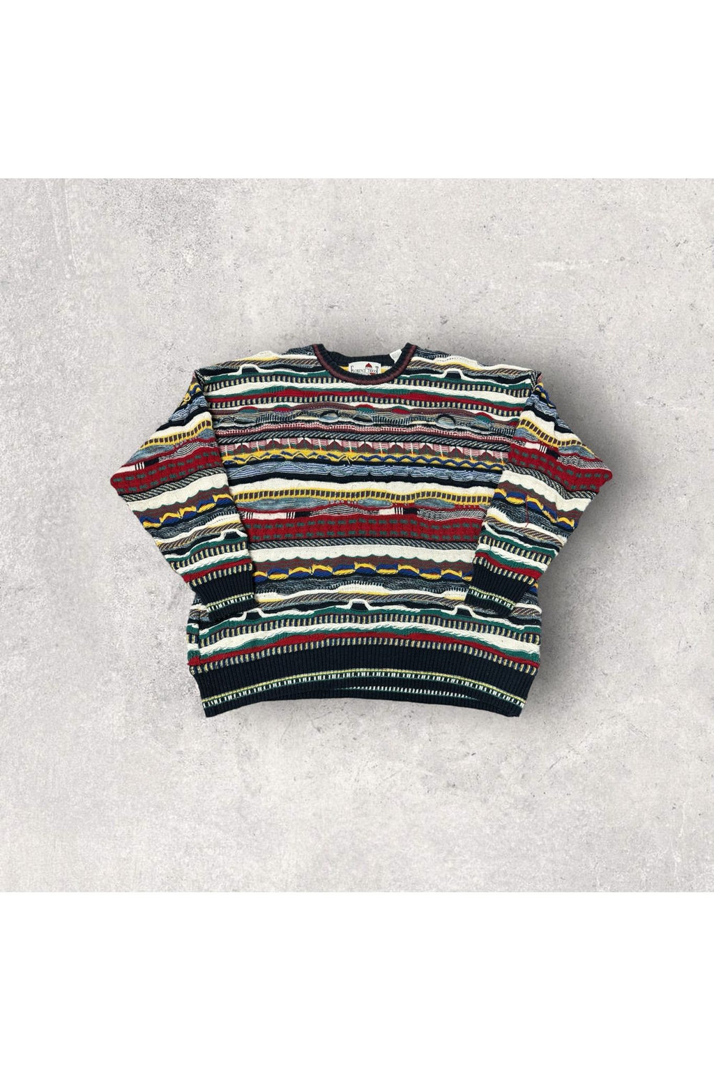 Vintage Florence Tricot Coogi Style Knit Sweater- XXL