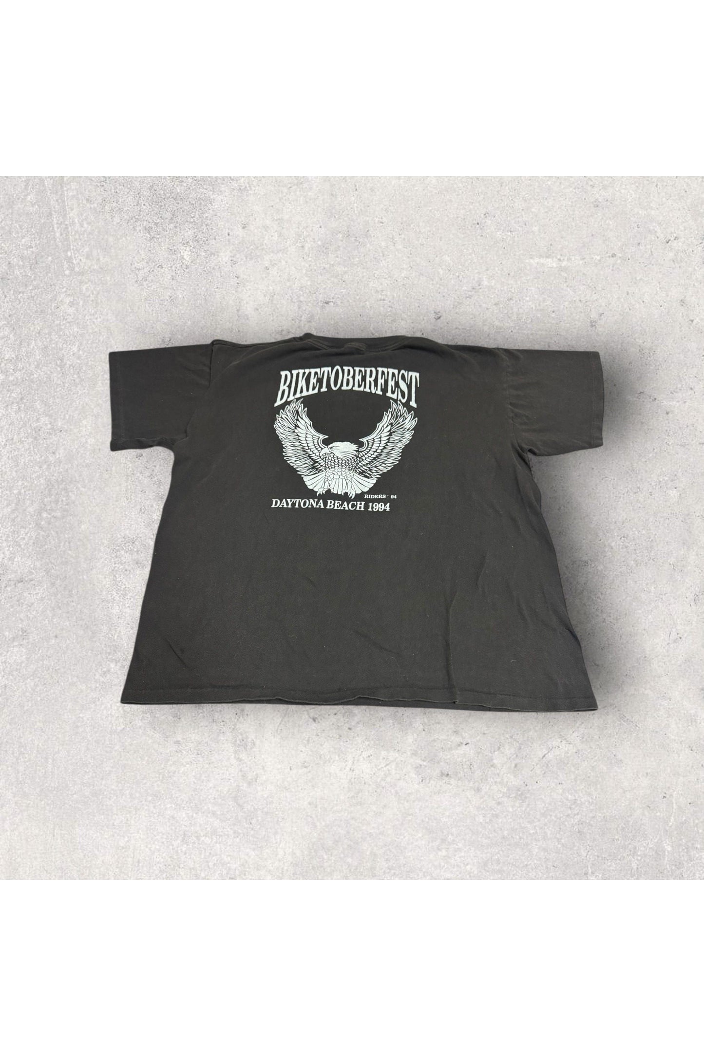 Vintage 1994 Daytona Beach Biketoberfest Follow Nobody Tee- XL