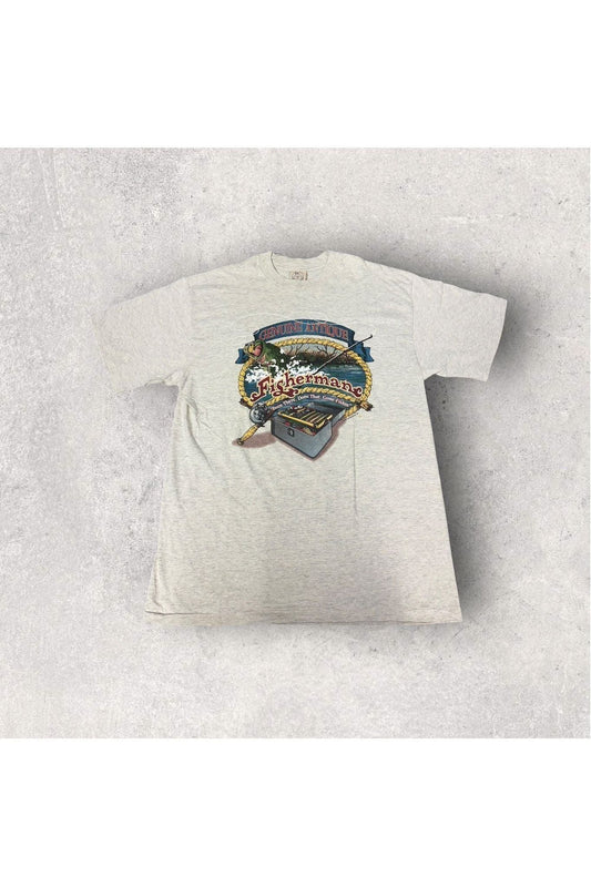 Vintage 1997 Genuine Antique Fisherman Tee- L