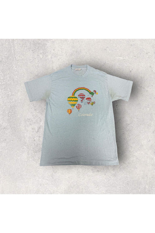 Vintage 80s Colorado Travel Tee- L