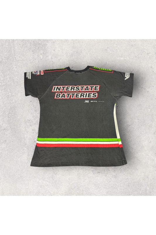 Vintage Chase Authentics 1998 Bobby Labonte Interstate Batteries NASCAR Winston Cup Series Pit Crew Tee- M