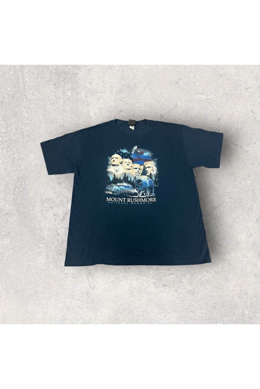 Vintage Prairie Mountain Mount Rushmore National Memorial Tee- XL