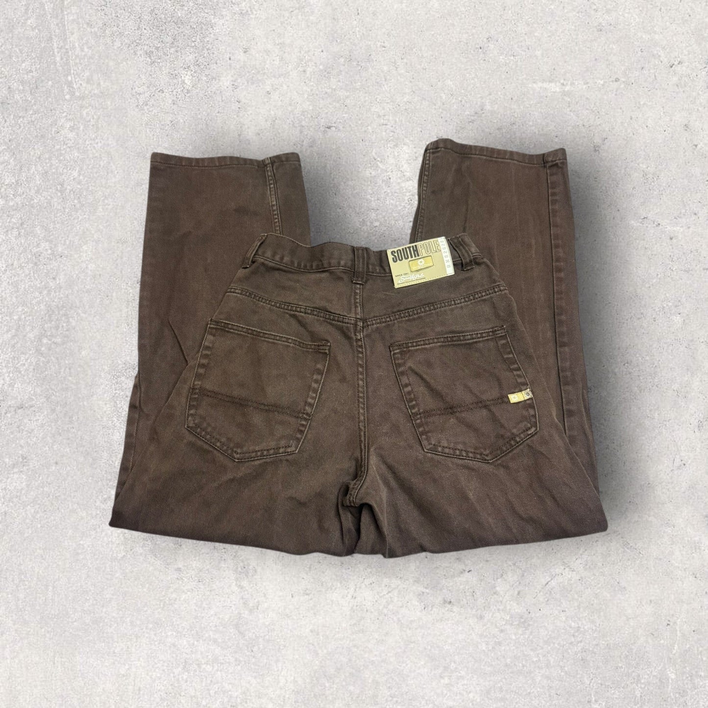 Vintage Y2K South Pole Dark Wash Wide-Leg Denim Jeans- SZ 30 x 28