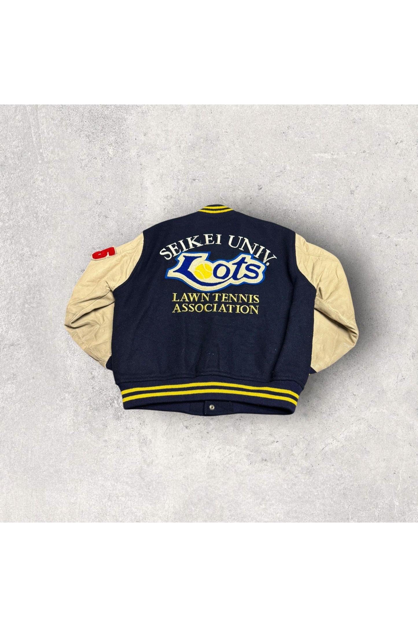 Vintage 1985 Jannu Seikei University Lawn Tennis Association Varsity Jacket- M