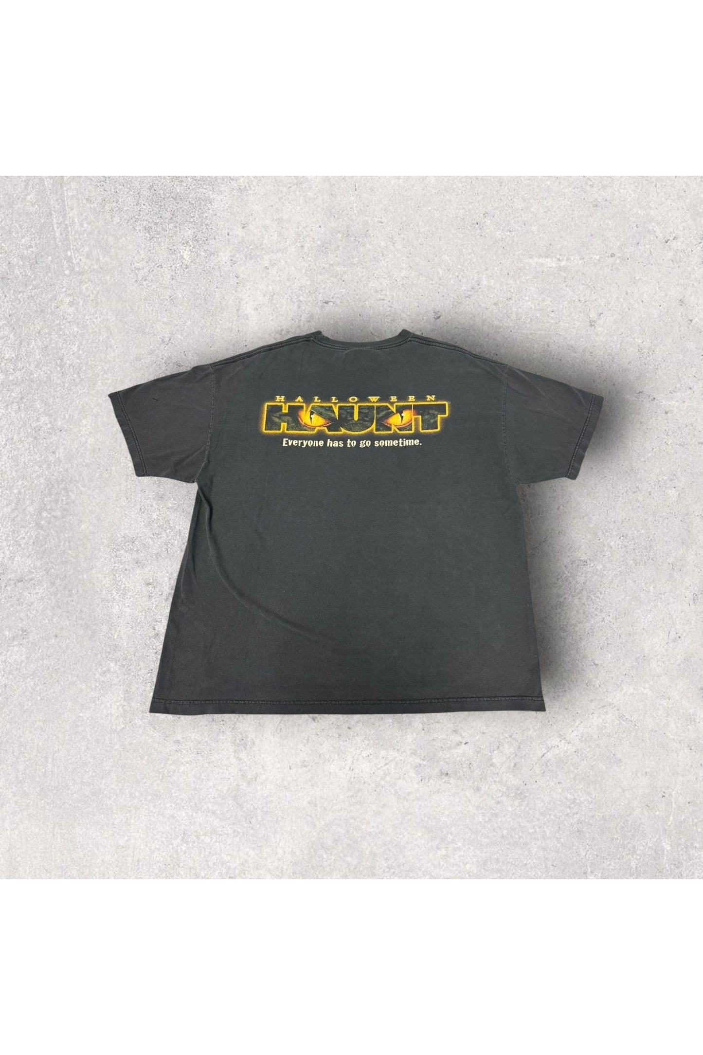 Vintage Knott's California Scary Farm 2003 Halloween Haunt Everyone Has To Go Sometime Tee- XXL