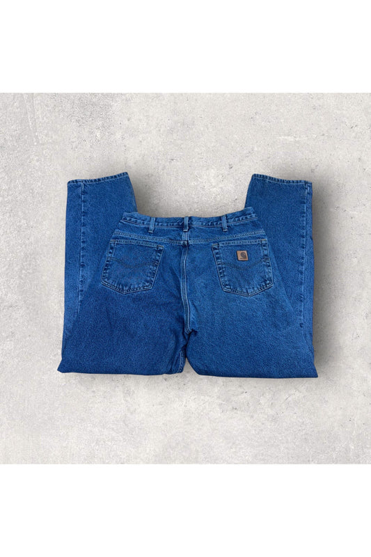 Carhartt Relaxed Fit Blanket Lined Denim Workwear Jeans- 36 x 34