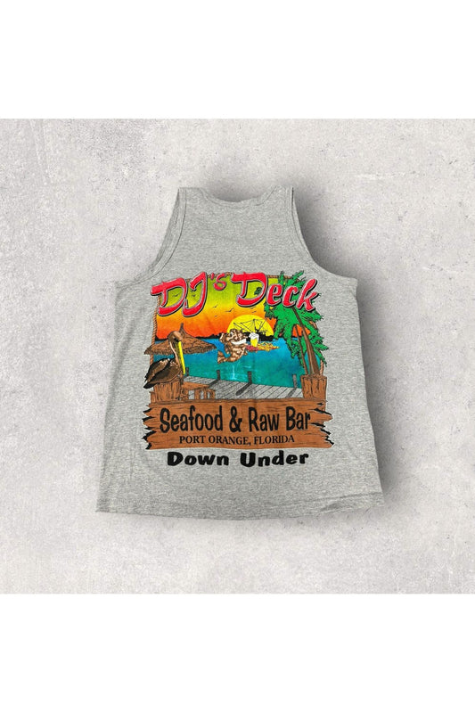 Vintage Anvil DJ's Deck Port Orange, Florida Tank- M