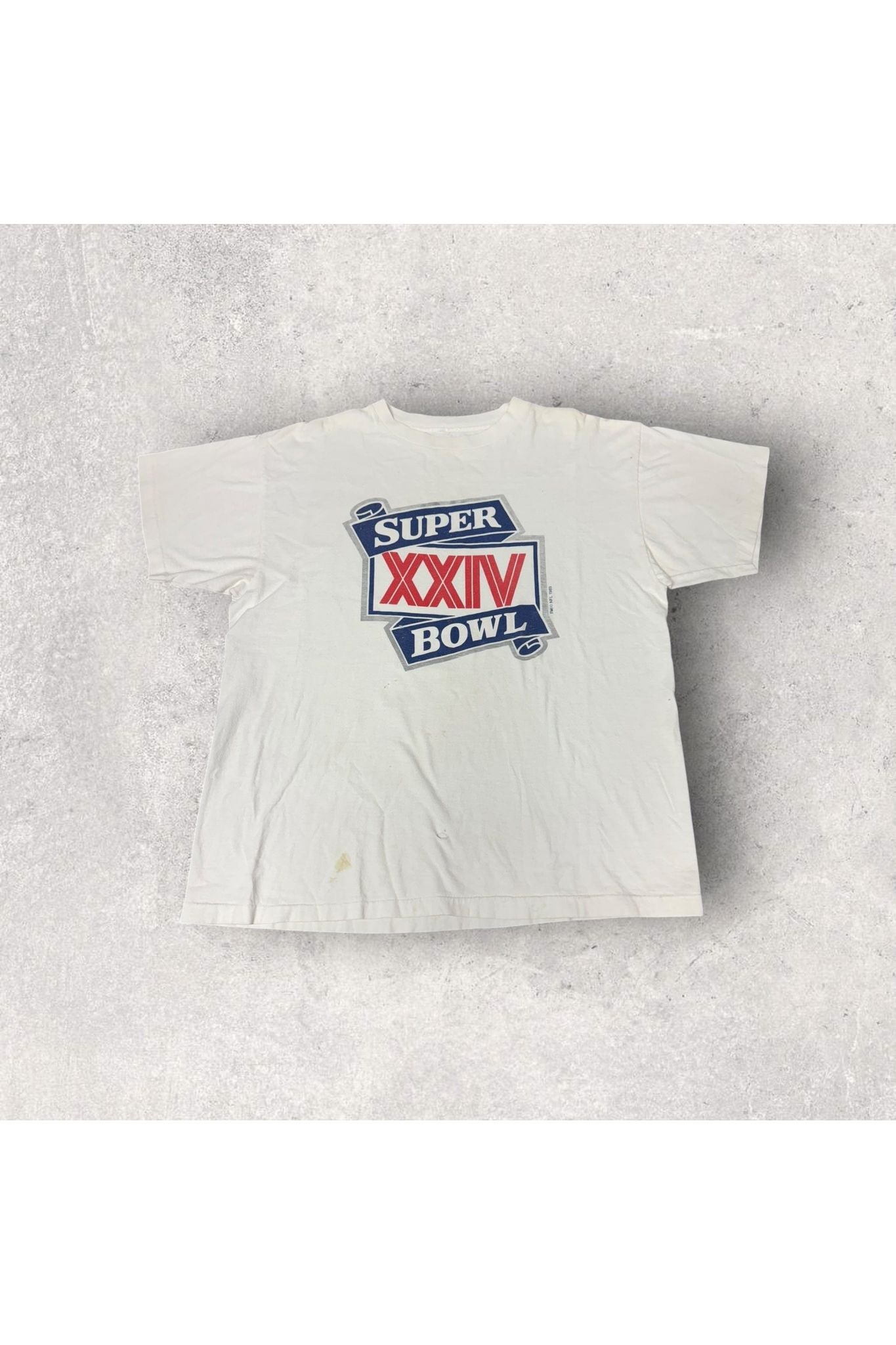 Vintage 1989 Super Bowl XXIV Tee- XL