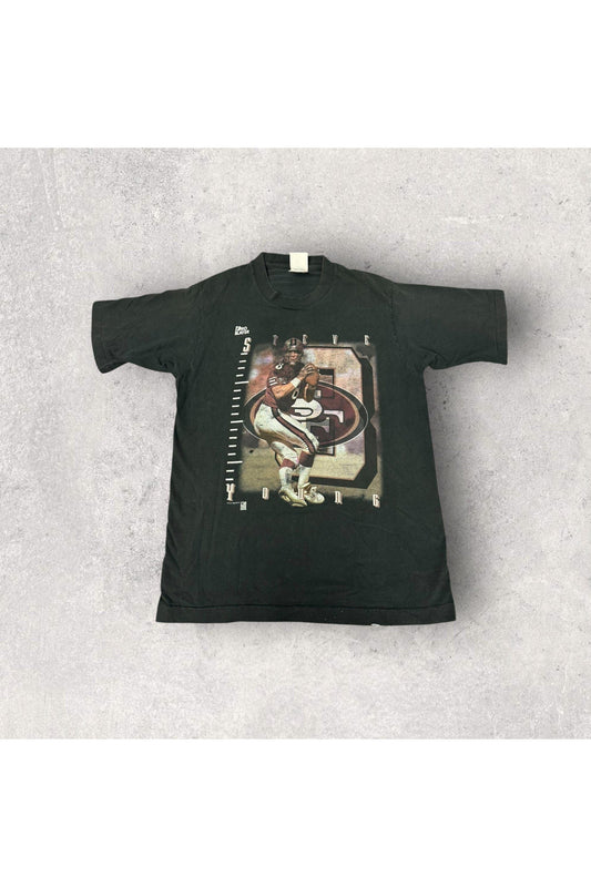 Vintage 1996 Pro Player San Francisco 49ers Steve Young Tee- L