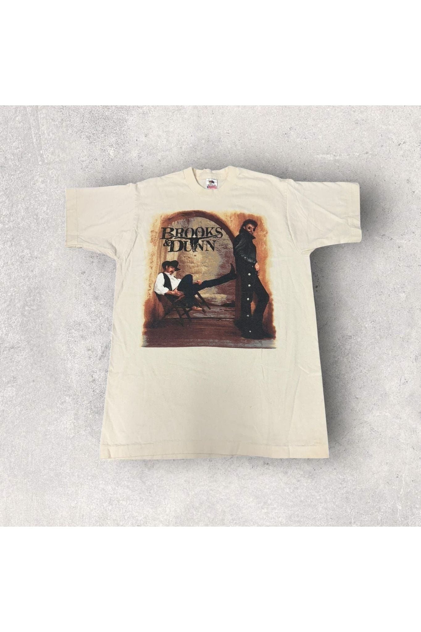 Vintage Single Stitch Brooks & Dunn Waitin' On Sundown Tee- L