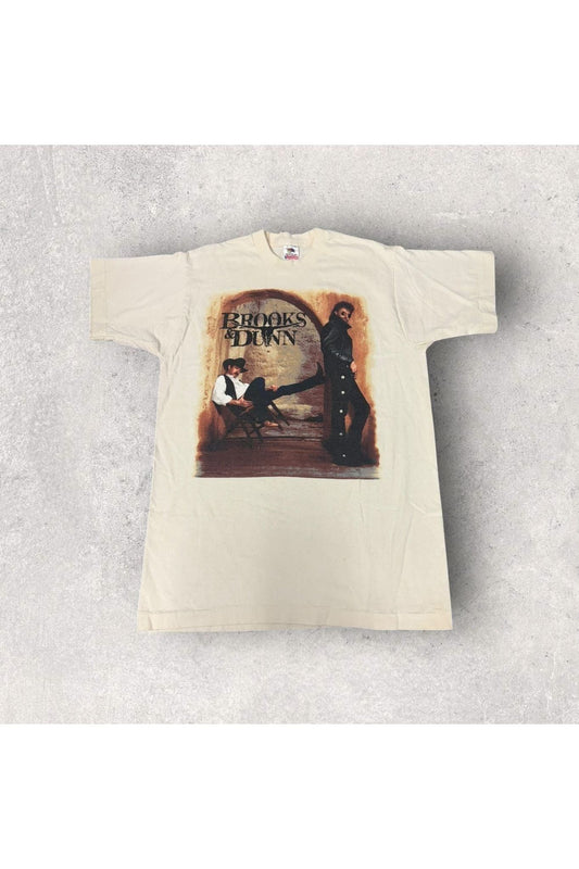 Vintage Single Stitch Brooks & Dunn Waitin' On Sundown Tee- L