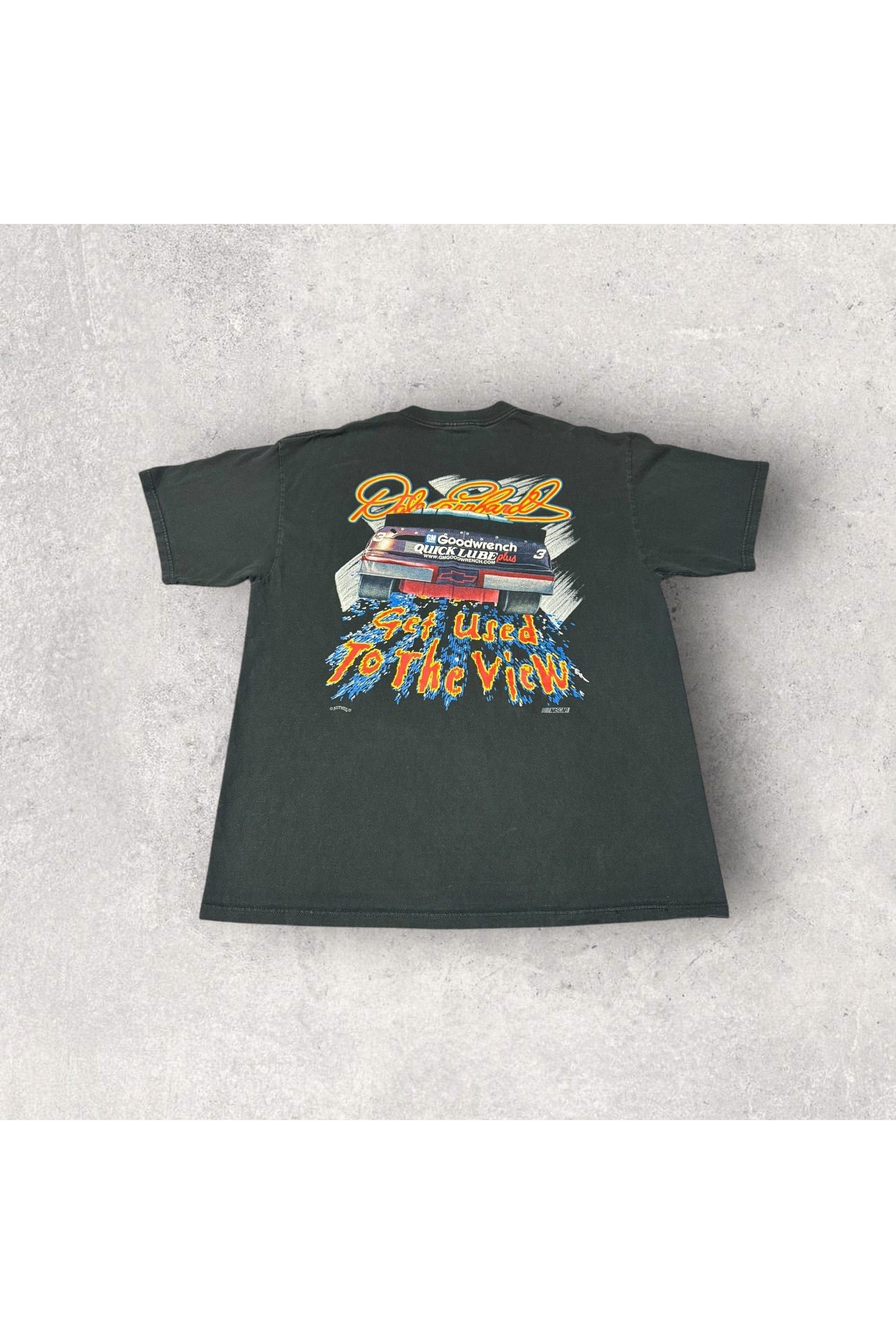 Vintage Chase Authentics Nutmeg Dale Earnhardt Get Used To The View NASCAR Tee- XL