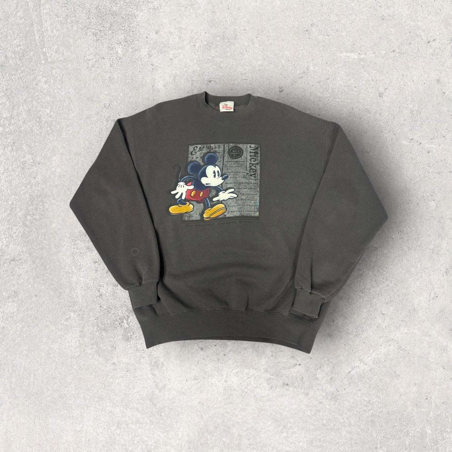 Vintage The Disney Store Mickey Mouse Crewneck- M