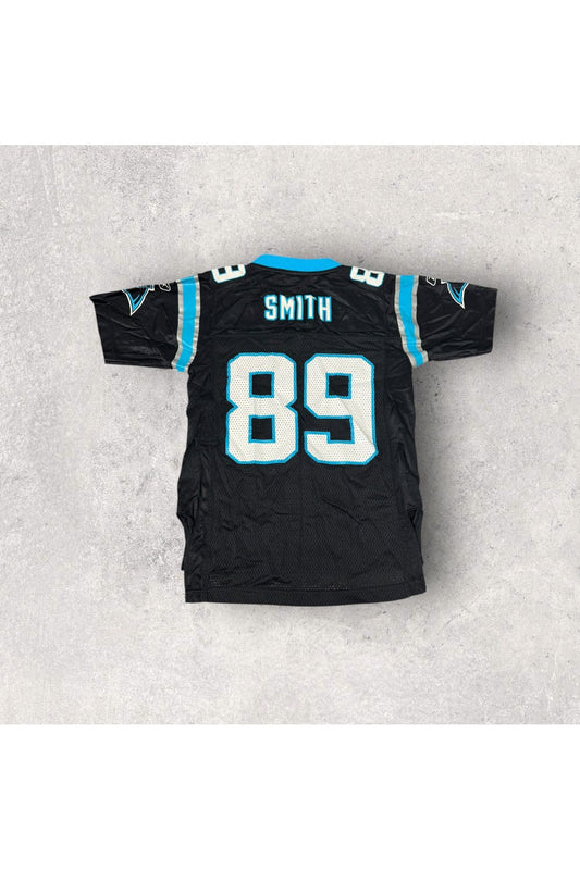Vintage 2000s Reebok Steve Smith Carolina Panthers Jersey- YTH S (8)